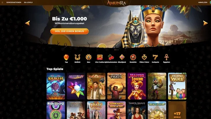 Výběr automatů na Amun Ra